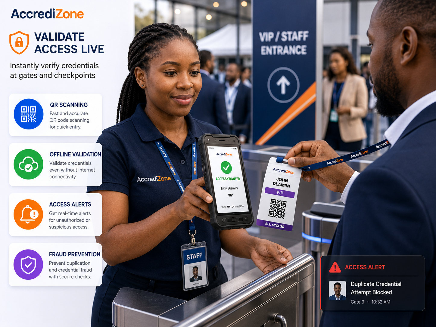 Participant Verification on AccrediZone